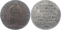 Sachsen-Albertinische Linie Silbermedaille Anton 1827-1836. -