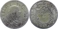 Brandenburg-Preußen 1/3 Taler Friedrich Wilhelm 1640-1688. -