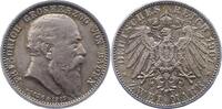 Baden 2 Mark Friedrich I. 1856-1907. -