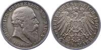 Baden 2 Mark Friedrich I. 1856-1907. -