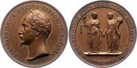 Sachsen-Meiningen Bronzemedaille Bernhard Erich Freund 1803-1866. -