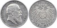 Baden 2 Mark Friedrich I. 1856-1907. -