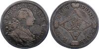 Brandenburg-Ansbach 1/2 Konventionstaler Alexander 1757-1791. -