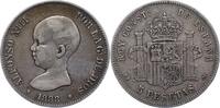 Spanien 5 Pesetas Alfons XIII. 1886-1931. -