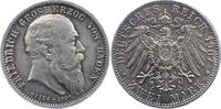 Baden 2 Mark Friedrich I. 1856-1907. -