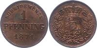 Bayern Pfennig Ludwig II. 1864-1886. -