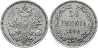 Finnland 50 Penniä 1 Alexander III. von Rußland 1881-1894. -