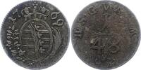 Sachsen-Gotha-Altenburg 1/48 Taler Friedrich III. 1732-1772. -