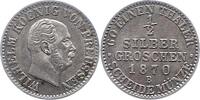 Brandenburg-Preußen 1/2 Silbergroschen Wilhelm I. 1861-1888. -