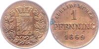 Bayern Pfennig Ludwig II. 1864-1886. -