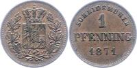 Bayern Pfennig Ludwig II. 1864-1886. -