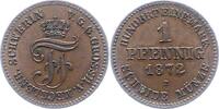 Mecklenburg-Schwerin Pfennig Friedrich Franz II. 1842-1883. -