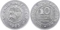 Schleswig-Holstein 10/100 Gutschriftsmarke Gold Girobank. -