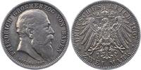 Baden 2 Mark Friedrich I. 1856-1907. -