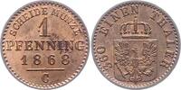 Brandenburg-Preußen Pfennig Wilhelm I. 1861-1888. -