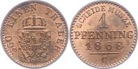 Brandenburg-Preußen Pfennig Wilhelm I. 1861-1888. -