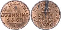 Brandenburg-Preußen Pfennig Wilhelm I. 1861-1888. -