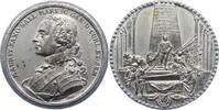 Sachsen-Albertinische Linie Zinnmedaille Moritz, Graf von Sachsen *1696 Goslar + 1750 Chambord, Französischer Marschall seit 1720. -