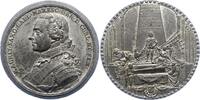 Sachsen-Albertinische Linie Zinnmedaille Moritz, Graf von Sachsen *1696 Goslar + 1750 Chambord, Französischer Marschall seit 1720. -