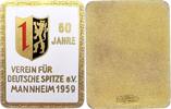 Tierzucht Bronzeplakette Hunde -