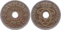 Dänemark 5 Öre 1 Christian X 1912-1947. -