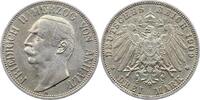 Anhalt 3 Mark Friedrich II. 1904-1918. -
