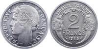 Frankreich 2 Francs Republik 1940-2100. -