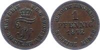 Mecklenburg-Schwerin Pfennig Friedrich Franz II. 1842-1883. -
