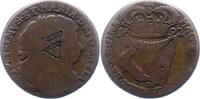 Irland Halfpenny Williem und Mary 1689-1694. -