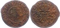 Sachsen-Albertinische Linie Kupfergroschen zu 3 Schilling Friedrich August II. 1733-1763. -