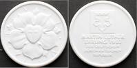 Reformation Weiße Porzellanmedaille 1 500. Geburtstag von Martin Luther 1983. SUP