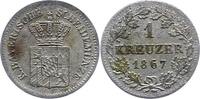 Bayern Kreuzer Ludwig II. 1864-1886. -