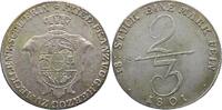 Mecklenburg-Schwerin 2/3 Taler Friedrich Franz I. 1785-1837. -
