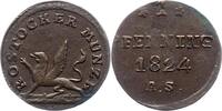 Mecklenburg-Rostock, Stadt Pfennig 1824 AS Dezentriert, sehr schön 14,00 EUR prix TTC + 6,00 EUR frais d'envoi