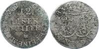 Sachsen-Albertinische Linie 1/12 Taler Friedrich August II. 1733-1763. -