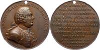 Sachsen-Albertinische Linie Bronzemedaille Friedrich August II. 1733-1763. -