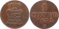 Sachsen-Albertinische Linie Pfennig Anton 1827-1836. -