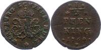 Würzburg-Bistum 1/2 Pfennig 1760 Adam Friedrich von Seinsheim 1755-1779.... 14,00 EUR prix TTC + 6,00 EUR frais d'envoi