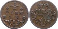 Würzburg-Bistum 1/2 Pfennig 1779-1795 Franz Ludwig von Erthal 1779-1795.... 14,00 EUR prix TTC + 6,00 EUR frais d'envoi