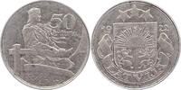 Lettland / Latvijas 50 Santimi Republik 1918-1934. -