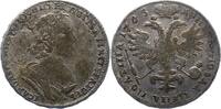 Russland 1/2 Rubel Peter I. der Große 1689-1725. -