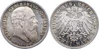 Baden 2 Mark Friedrich I. 1856-1907. -
