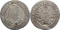 Schlesien-Württemberg/Öls 6 Kreuzer Sylvius Friedrich 1664-1697. -