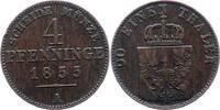 Brandenburg-Preußen 4 Pfennig Friedrich Wilhelm IV. 1840-1861. -