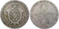 Mecklenburg-Schwerin 2/3 Taler Friedrich Franz I. 1785-1837. -
