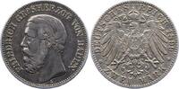 Baden 2 Mark Friedrich I. 1856-1907. -