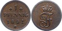 Mecklenburg-Schwerin Pfennig Friedrich Franz I. 1785-1837. -