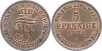 Mecklenburg-Schwerin 5 Pfennig Friedrich Franz II. 1842-1883. -