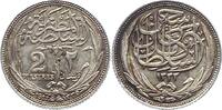 Ägypten 2 Piastres Hussein Kamil 1333-1336 H. 1914-1917, Britisches Protektorat. -