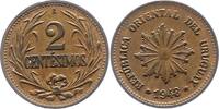 Uruguay 2 Centesimos 1948 Republik seit 1830. Sehr schön - vorzüglich 5,00 EUR prix TTC + 6,00 EUR frais d'envoi